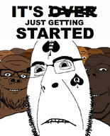 bbc biting_lip black_skin glasses its_over multiple_soyjaks queen_of_spades smile smirk soyjak stubble subvariant:hornyson subvariant:wholesome_soyjak text variant:a24_slowburn_soyjak variant:bernd variant:cobson variant:gapejak // 750x927 // 129.4KB