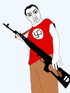 chud chuddy gun holding_gun subvariant:chuddy variant:chudjak // 713x952 // 39.9KB