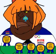 anti_ongezellig armenia award black_skin bowtie brown_skin closed_mouth crimean_tatar entiral_(user) fat flag:armenia flag:crimean_tatar flag:lesotho gooned_to_zellig_again_award hair lesotho meximutt mymy netherlands obese ongezellig orange_hair queen_of_spades shitskin the_netherlands transparent_background variant:meximutt // 888x849 // 162.9KB