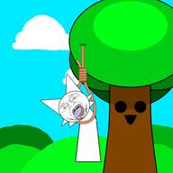 beard drawn_background ear hanging happy incredibox open_mouth rope sprunki tree variant:bernd wenda // 500x500 // 83.0KB