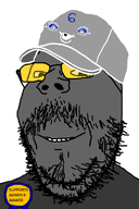 admin admin_6 award beard clothes hat object one_tooth smile soot soot_colors soyjak_party transparent_background variant:gapejak variant:vlodson // 600x900 // 98.4KB