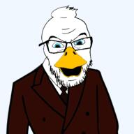 blue_eyes clothes duck glasses howard_the_duck necktie series:animaljaks stubble suit variant:feraljak // 1649x1649 // 490.9KB