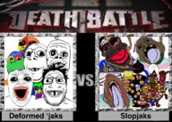 ack amerimutt angry award baby bloodshot_eyes brown_skin brown_troonjak colorful death_battle deformed hanging jartycuck oh_my_god_she_is_so_attractive rope shitskin slopjak smile subvariant:emmanuel subvariant:grinlook_poggers subvariant:impish_amerimutt subvariant:nathaniel subvariant:wholesome_soyjak tranny variant:a24_slowburn_soyjak variant:bernd variant:chudjak variant:gapejak variant:impish_soyak_ears variant:markiplier_soyjak variant:meximutt vs // 620x442 // 387.6KB