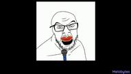 animated glasses melobyte microphone music mustache open_mouth sound soyjak stubble variant:feraljak video // 480x272, 73.2s // 863.9KB