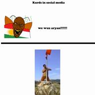 aryan dark_skin flag flag:kurdistan flag:turkiye kurd kurdish kurdistan open_mouth soyjak stubble teeth terrorist turkiye variant:angry_soyjak // 2160x2160, 18.7s // 45.3MB