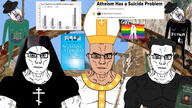 5soyjaks ack article atheism book catholic catholicism christian_cross christian_identity christianity clothes cross crucifix eastern_orthodox fedora flag gay hang hanged hanging hat lgbt martin_luther news orthodox orthodox_cross orthodoxy papacy pope protestant protestantism subvariant:chudjak_front subvariant:muscular_chud suicide variant:bernd variant:chudjak // 1920x1080 // 485.2KB