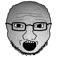 glasses looking_at_you moon open_mouth rhea saturn solar_system soyjak space stubble subvariant:soyak_front variant:soyak // 600x718 // 279.7KB