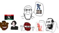 angry call_of_duty closed_mouth female fox furry glasses happy_merchant marge meta:tagme modern_warfare negro sheeeit soyjak stubble tyrone variant:markiplier_soyjak variant:soyak warhammer xcube720 // 1920x1080 // 767.1KB