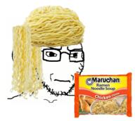 chicken closed_mouth clothes food glasses hat noddle stubble variant:soyak // 332x298 // 114.6KB