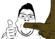 bbc blowjob fat gay glasses hair hand naked negro nikocado_avocado nsfw penis soyjak stubble thumbs_up variant:cadojak // 1362x967 // 89.4KB