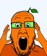 beard froot glasses orange_skin subvariant:ppplier variant:markiplier_soyjak variant:ppp // 519x616 // 72.7KB