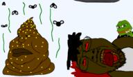 ack blood bloodshot_eyes bug clothes dead dreads dying fly glasses nigger pepe poop poop_and_niggers_dying shoe stink_lines stomp suit variant:bernd variant:meximutt vest wine // 1632x949 // 1002.5KB