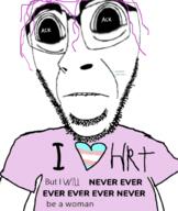 clothes hair i_would_never large_eyes stubble subvariant:hornyson subvariant:hydrocephason tranny troon variant:cobson // 558x663 // 156.5KB