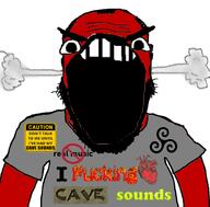 angry cave i_love music pagan subvariant:science_lover variant:markiplier_soyjak // 800x789 // 252.5KB