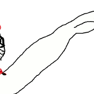 animated arm cap clothes distorted donald_trump glasses hand hat maga nazism open_mouth pol_(4chan) politics soyjak stubble swastika text variant:soyak // 2000x800 // 540.4KB