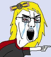 badge female femjak glasses hair hair_ribbon kate kate_hikes ribbon subvariant:female_chudjak variant:chudjak yellow_hair // 917x1027 // 72.6KB