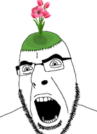 flower grass open_mouth plant stitches surgery variant:cobson // 721x999 // 73.5KB