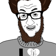 2soyjaks animal animated beard brown_beard clothes glasses hair horse i_love soyjak stubble vagina variant:jimmy_numale // 516x800 // 1.2MB