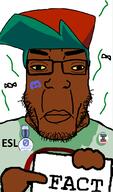 badge black_skin blue_hair boyfriend_(friday_night_funkin') cap closed_mouth clothes fact fnf_pedo friday_night_funkin' glasses hair hand hat holding_object map_(pedophile) merge meta:op_took_a_selfie_of_xerself neutral neutralplier_award pedophile slopjak soyjak stinky stubble stupid.png_poster subvariant:chudjak_front subvariant:chudplier sweating text variant:chudjak variant:markiplier_soyjak yellow_sclera // 601x1018 // 39.5KB
