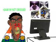 ai_generated angry award bloodshot_eyes computer india indian pajeet poop shitskin subvariant:feralrage variant:feraljak // 1920x1444 // 1.3MB