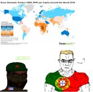 FerdinandDist(namefag) acne angry aryan beard blue_eyes closed_mouth clothes communism cuba cuba_vs_puerto_rico fat fidel_castro flag:cuba flag:portugal gdp glasses hair hat looking_to_the_left mutt nigger portugal shitskin smile soyjak star statistics variant:chudjak yellow_hair // 1061x1045 // 460.5KB