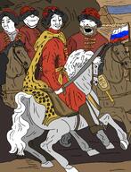 1696 artist:kaminsxx azov_campaign chud crimean_tatar flag:russia russia russian_empire russo_turkish_war ruthenium soyjak variant:chudjak variant:cobson variant:impish_soyak_ears // 2699x3518 // 2.8MB