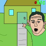 Expression green_hair house pointing surprised variant:two_pointing_soyjaks youtube youtube_video // 1500x1500 // 129.7KB