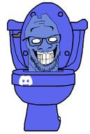blue_skin discord discord_logo glasses gums improved series:skibidi_soyjaks skibidi skibidi_toilet smile stretched_mouth stretched_nose stubble teeth template variant:feraljak white_background white_eyes wide_eyes // 1000x1494 // 42.8KB