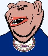 amerimutt black_sclera brown_skin clothes crown ear flag flag:virginia flower foot hair latin_text lips mutt open_mouth plant soyjak spear state stubble subvariant:impish_amerimutt text transparent_background united_states variant:impish_soyak_ears virginia // 685x800 // 102.3KB