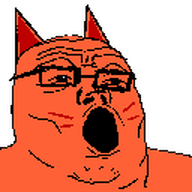 animal animal_ears cat double_chin ear emoticon forehead_lines glasses meta:not_oc nose open_mouth orange_skin series:yt_emote_jaks stubble transparent_background variant:tony_soprano_soyjak youtube // 128x128 // 1.6KB