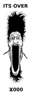 big cyborg dragon_ball dragon_ball_z hair hairy its_over its_over_9000 long long_face long_hair subvariant:longplier text thrembo variant:markiplier_soyjak // 775x2427 // 70.6KB