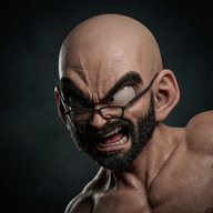 anime ear gig glasses human irl meta:ai_generated nas:gigachad soyjak stubble variant:soyak variant:unknown // 2048x2048 // 5.9MB