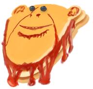 artist:cannedpocket blueberry ear food pancake realistic shading smile soyjak stubble subvariant:impson syrup variant:cobson // 478x459 // 199.1KB