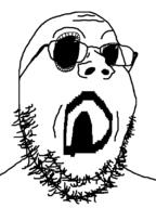 eye eye_mouth glasses mouth_eyes open_mouth series:joysaks stubble two_mouths variant:gapejak // 600x800 // 16.0KB