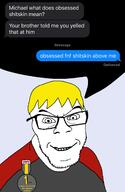 award evil fnf fnf_pedo imessage mother nate obsessed shitskin smile soyteen speech_bubble text texting variant:feraljak we_found_nate_irl yellow_hair // 1470x2266 // 564.6KB