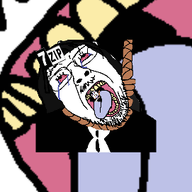 7zip 7ziptan ack animated black_hair clothes dead ext=gif female glasses hair hanging rope stubble suicide suit suit_and_tie variant:bernd zoom // 271x271 // 416.9KB