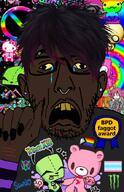 award bald bpd brown_skin crying dyke ear eyebrows faggot flag:ftm flag:lgbt_pride_flag flag:transgender_pride_flag glasses monster_energy nigger nose_piercing open_mouth piercing pooner rainbow sad sanrio scene scenecore self_harm soyjak stubble teeth template transparent_background variant:fantajak wrist yellow_sclera // 450x698 // 430.1KB