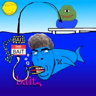 amphibian bait fish fishing frog nas:pepe obviousbait pepe pepe_the_frog rana retard sun twitter variant:cobson water worm xitter // 1000x1000 // 250.4KB