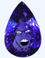 angry gem glasses open_mouth soyjak stubble variant:feraljak // 506x646 // 409.4KB