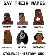 ape black_skin brown_eyes brown_skin bwc closed_mouth clothes deja_vu ear glasses hair hat multiple_soyjaks ominous open_mouth queen_of_hearts soyblack stubble subvariant:female_cobson subvariant:hairson subvariant:hornyson subvariant:nucob supreme variant:cobson yellow_sclera // 2000x2300 // 523.0KB