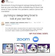 bloodshot_eyes blue_hair clothes crying flag glasses hair open_mouth pink_hair purple_hair soyjak stubble subvariant:crazed_troonjak subvariant:pol_face subvariant:soyak_(crazed) text tranny variant:chudjak variant:soyak wojak zoom // 750x757 // 389.0KB