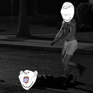 2soyjaks american_history_x angry animated balding beard curb_stomp ext=gif glasses open_mouth series:imp_&_gape subvariant:wholesome_soyjak variant:gapejak variant:impish_soyak_ears yellow_teeth // 500x266 // 440.1KB