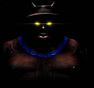 big_lips clothes dark dark_skin fat glowing_eyes hat horror jimbo_(namefag) meta:ai_generated meta:namefags niko_(oneshot) nipple oneshot scary subvariant:branigger variant:brandon wear_your_big_boy_pants yellow_eyes // 1056x992 // 913.1KB