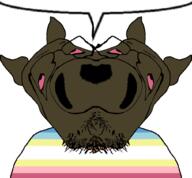 2soyjaks brown_skin map_(pedophile) oink pedophile pig slopjak speech_bubble_empty subvariant:scholar tranny unitinu variant:gapejak // 1011x937 // 432.8KB