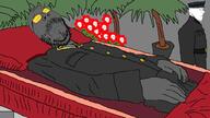 closed_eyes clothes coffin death flowers funeral its_over joseph_stalin memorial military_uniform pillow sad soot soot_please_save_us soyjak_party subvariant:neutralplier subvariant:sideplier suit text variant:gapejak variant:markiplier_soyjak variant:soyak yellow_glasses // 1024x576 // 95.4KB