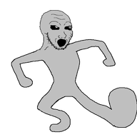 alien animated clean_dance dance full_body grey_alien grey_skin open_mouth soyjak stubble variant:soyak // 544x503 // 64.6KB