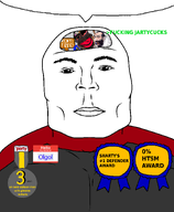 3_years_on_bald_man_glasses_award arrow award badge buff hello_my_name_is_(sticker) meta:namefags nas:merchant olgol_(user) rent_free speech_bubble subvariant:hunky_twink_sex_machine subvariant:jartycuck variant:alicia variant:chudjak white_skin // 1184x1440 // 141.3KB