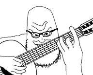 beard evil glasses guitar musical_instrument syndrome_(the_incredibles) template variant:syndromejak // 557x446 // 7.0KB