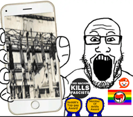 antifa award benito_mussolini phone reddit subvariant:phoneplier variant:markiplier_soyjak // 497x437 // 293.0KB