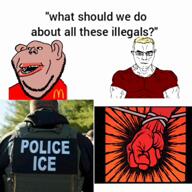 chud ice illegal_immigrants kill metallica subvariant:impish_amerimutt subvariant:muscular_chud variant:chudjak // 480x480, 40.5s // 8.5MB
